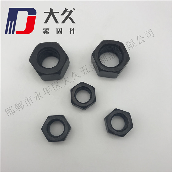 8級(jí)GB6175發(fā)黑高強(qiáng)度螺母