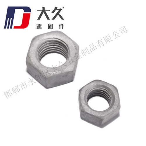 國標(biāo)4.8級(jí)熱鍍鋅螺母